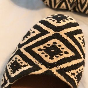 Lucky Brand Shoes - Black and white slip ons Lucky Brand Shoes - Black and white slip ons